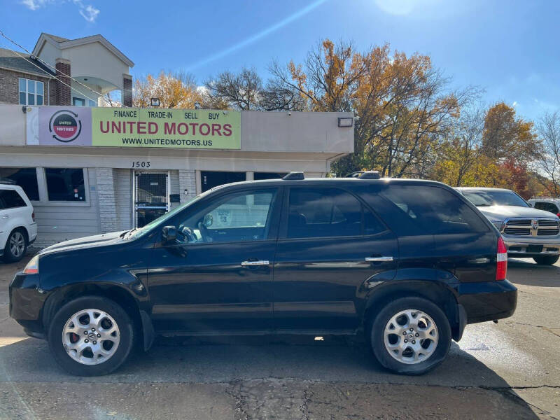 2002 Acura MDX for sale at UNITED MOTORS in Mckinney TX