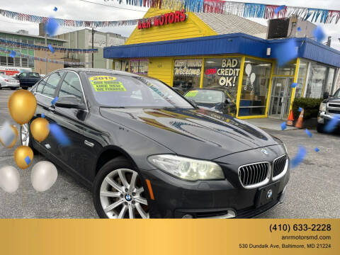 2015 BMW 5 Series for sale at A&R MOTORS in Middle River MD
