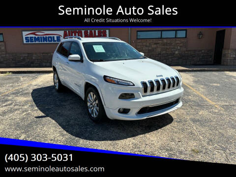 2016 Jeep Cherokee for sale at Seminole Auto Sales in Seminole OK