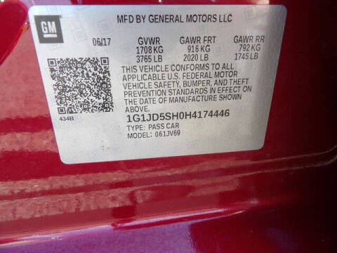 2017 Chevrolet Sonic LT Auto