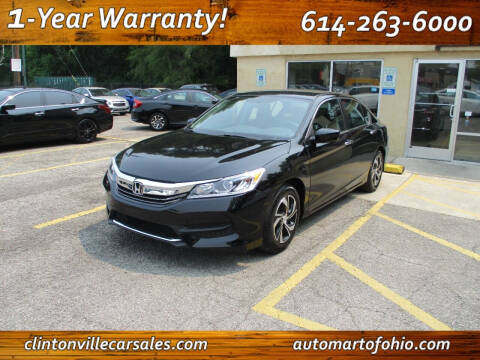 2017 Honda Accord for sale at Clintonville Car Sales - AutoMart of Ohio in Columbus OH