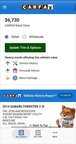 2014 Subaru Forester 2.5i