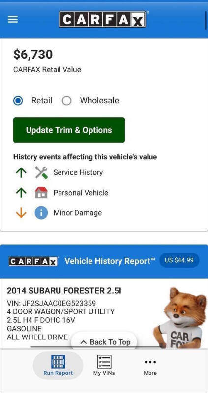 2014 Subaru Forester 2.5i