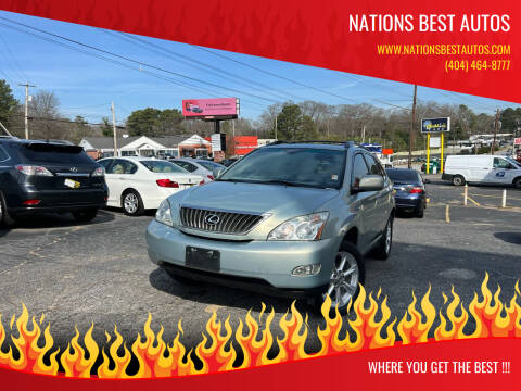 2008 Lexus RX 350 for sale at Nations Best Autos in Decatur GA