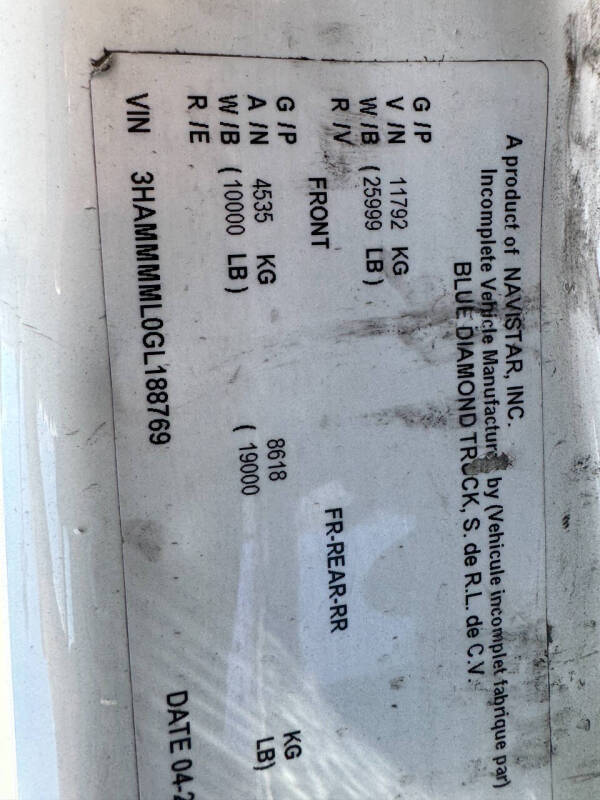 2016 International 4300 NO CDL Required