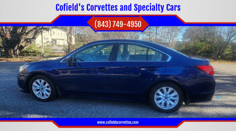 2015 Subaru Legacy for sale at Cofield's Corvettes and Specialty Cars in Summerville SC