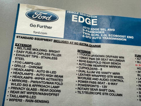 2019 Ford Edge SEL
