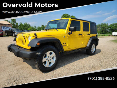 2008 Jeep Wrangler Unlimited for sale at Overvold Motors in Detroit Lakes MN