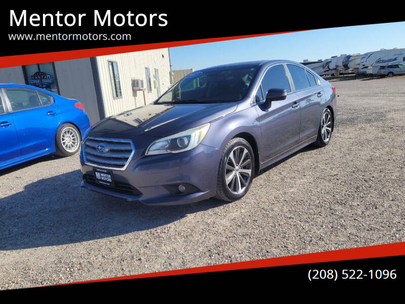 2015 Subaru Legacy for sale at Mentor Motors in Idaho Falls ID