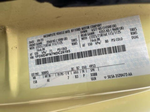 2021 Ford E-Series E-450 SD