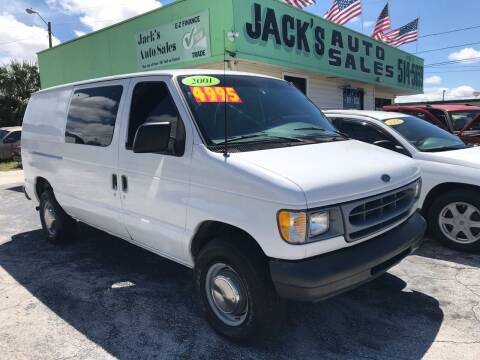 2001 Ford E-Series Cargo for sale at Jack's Auto Sales in Port Richey FL