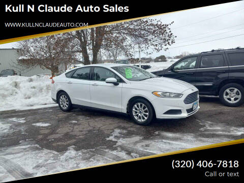 2015 Ford Fusion for sale at Kull N Claude Auto Sales in Saint Cloud MN