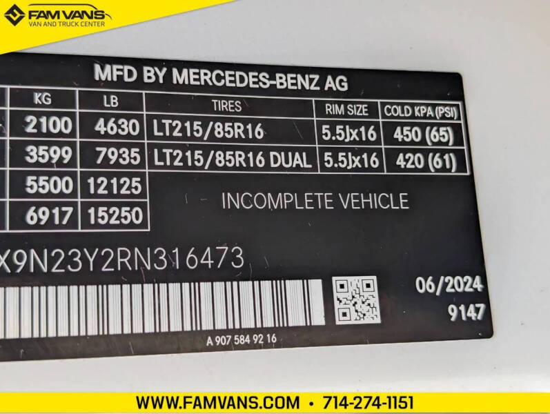 2024 Mercedes-Benz Sprinter 4500