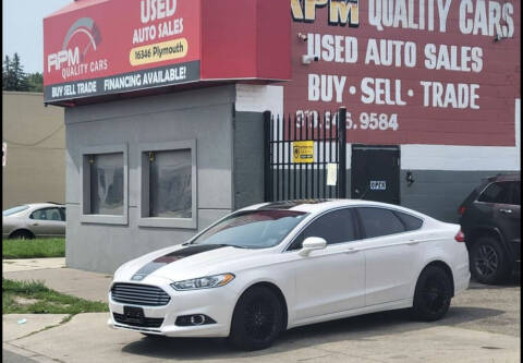 2016 Ford Fusion for sale at RPM Quality Cars in Detroit MI