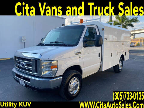 2015 FORD ECONOLINE E350 UTILITY TRUCK *KUV* for sale at Cita Auto Sales in Medley FL