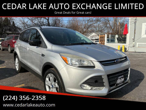 2013 Ford Escape for sale at CEDAR LAKE AUTO EXCHANGE LIMITED in Round Lake Beach IL