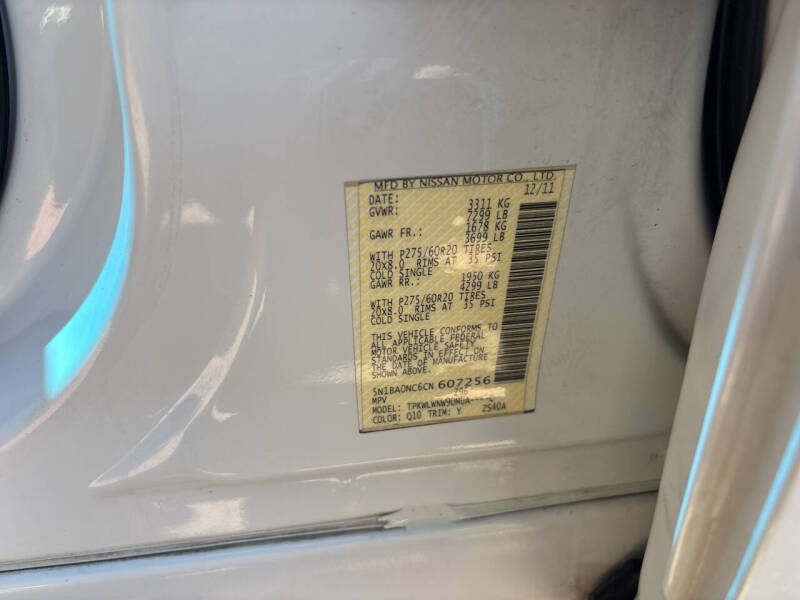 2012 Nissan Armada Platinum