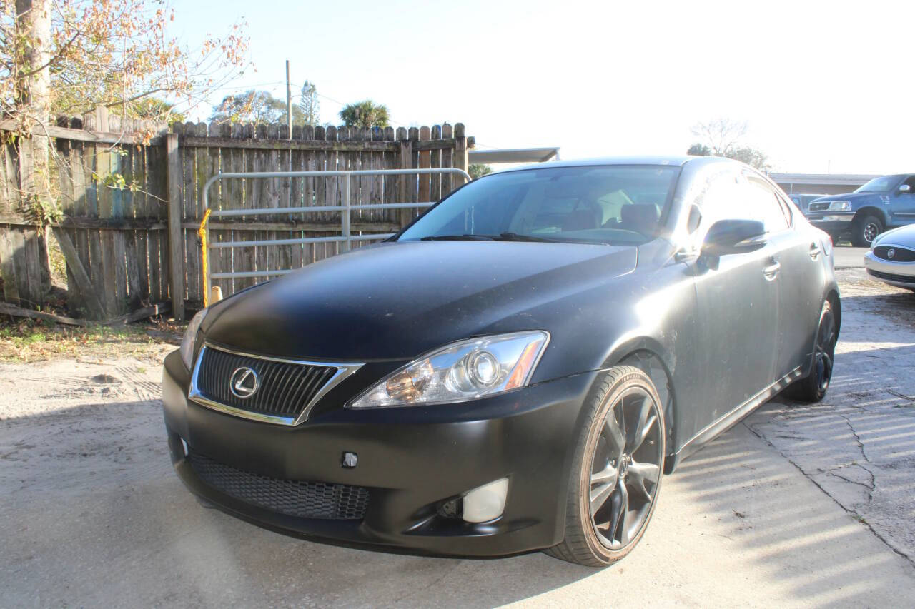 Black 2009 Lexus IS 250 Base 4dr Sedan 6A 1