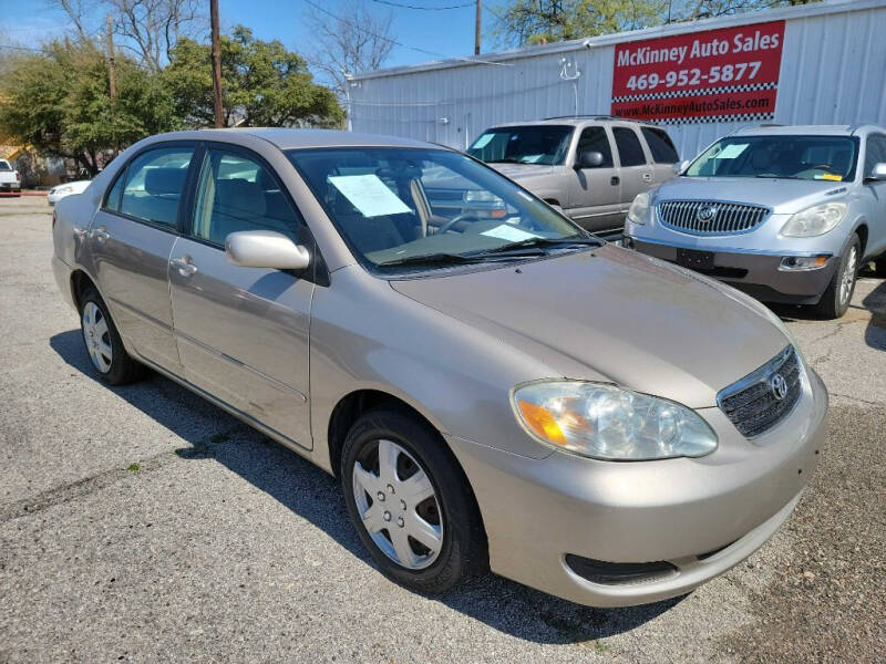 2007 Toyota Corolla for sale at McKinney Auto Sales in Mckinney TX