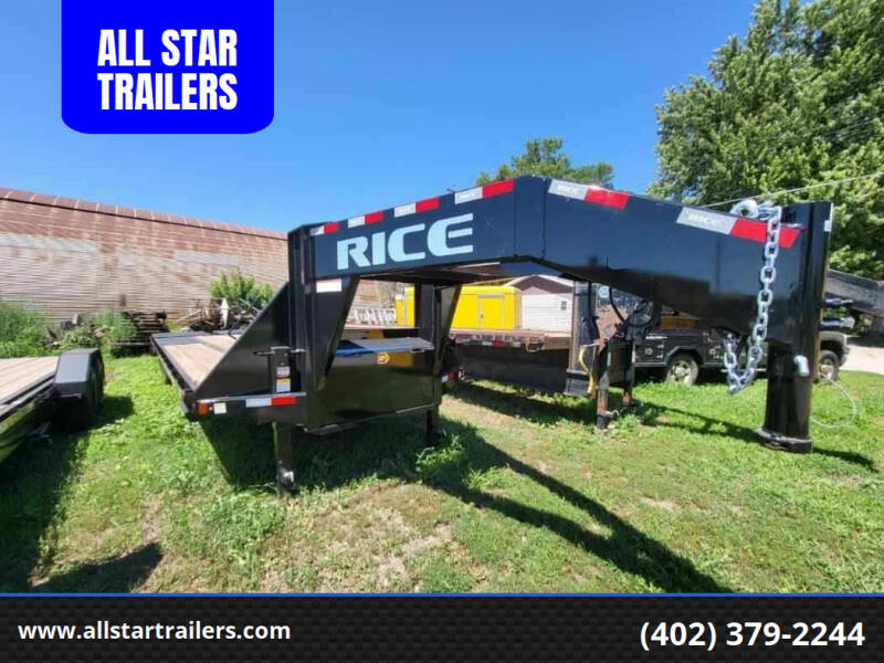 2023 Rice Trailers 30 FOOT GOOSENECK for sale at ALL STAR TRAILERS Goosenecks in , NE