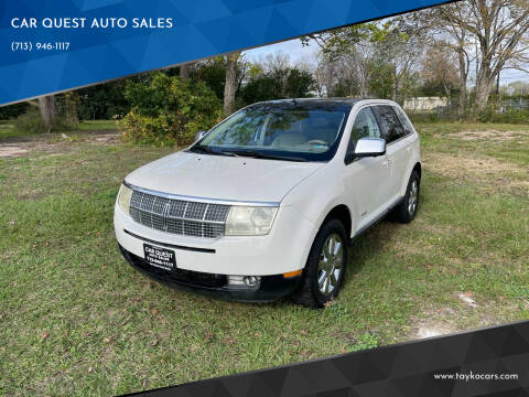 2007 Lincoln MKX for sale at CAR QUEST AUTO SALES in Houston TX