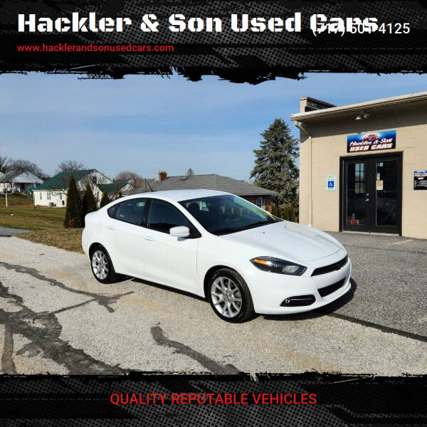 2013 Dodge Dart for sale at Hackler & Son Used Cars in Red Lion PA