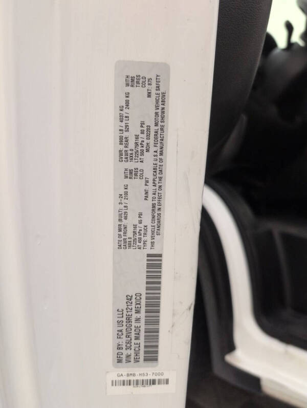 2024 RAM ProMaster
