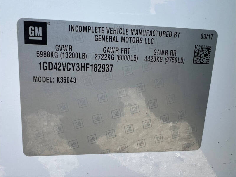 2017 GMC Sierra 3500HD CC