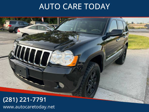 2010 Jeep Grand Cherokee for sale at AUTO CARE TODAY in Spring TX
