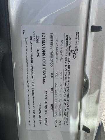 2022 Workhorse W4 CC