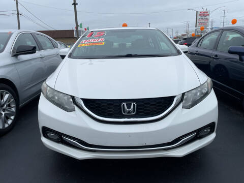 2015 Honda Civic for sale at Nissi Auto Sales in Waukegan IL