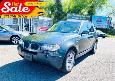 2005 BMW X3 for sale at A2Z AUTOS in Charlottesville VA