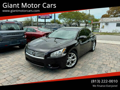 2014 Nissan Maxima for sale at Giant Motor Cars in Tampa FL