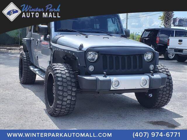2015 Jeep Wrangler Unlimited for sale at Winter Park Auto Mall in Orlando FL