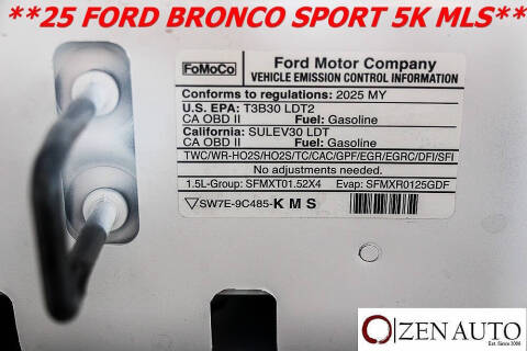 2025 Ford Bronco Sport Outer Banks