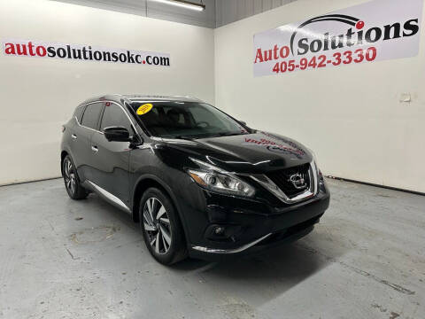 2018 Nissan Murano for sale at Auto Solutions in Warr Acres OK