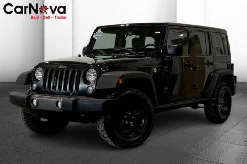 2016 Jeep Wrangler Unlimited for sale at CarNova in Sterling Heights MI