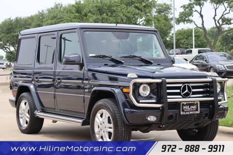 2015 Mercedes-Benz G-Class for sale at HILINE MOTORS in Plano TX