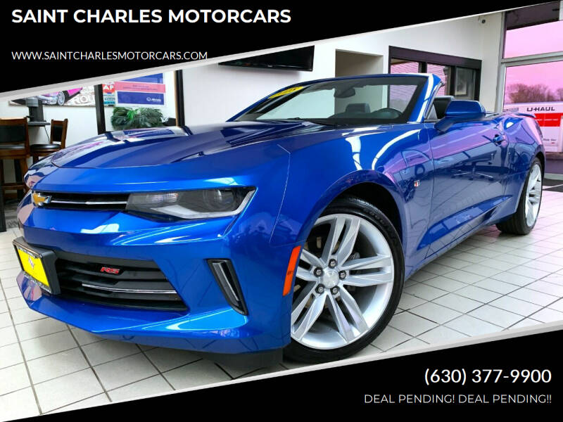 2018 Chevrolet Camaro for sale at SAINT CHARLES MOTORCARS in Saint Charles IL