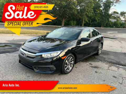 2017 Honda Civic for sale at Aria Auto Inc. in Raleigh NC