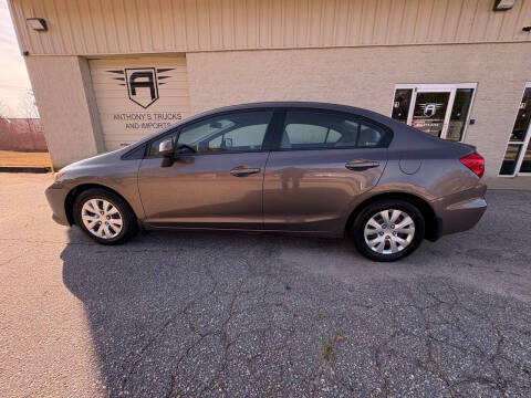 2012 Honda Civic for sale at Anthony's Trucks and Imports in Greenville SC
