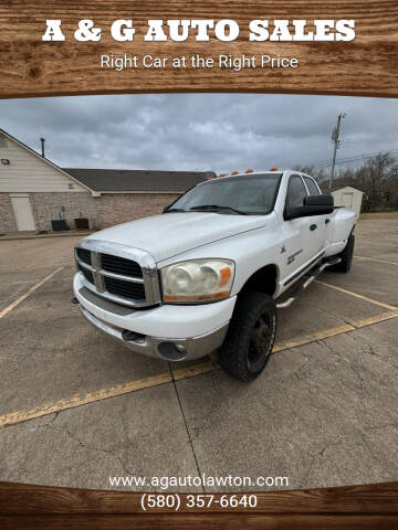 2006 Dodge Ram 3500 for sale at A & G Auto Sales in Lawton OK