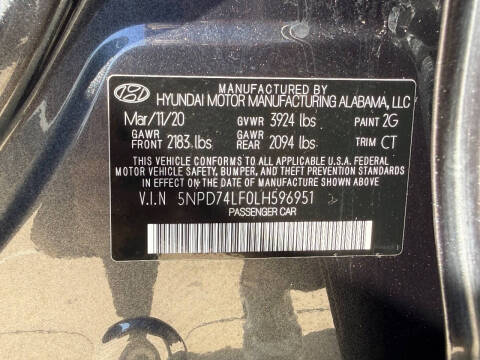 2020 Hyundai Elantra SE