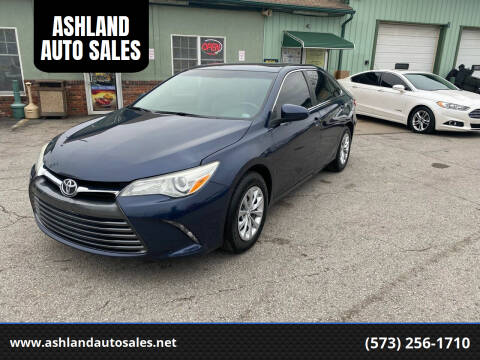 2016 Toyota Camry for sale at ASHLAND AUTO SALES in Columbia MO