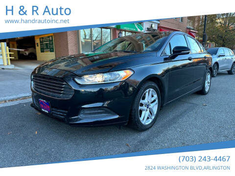 2014 Ford Fusion for sale at H & R Auto in Arlington VA