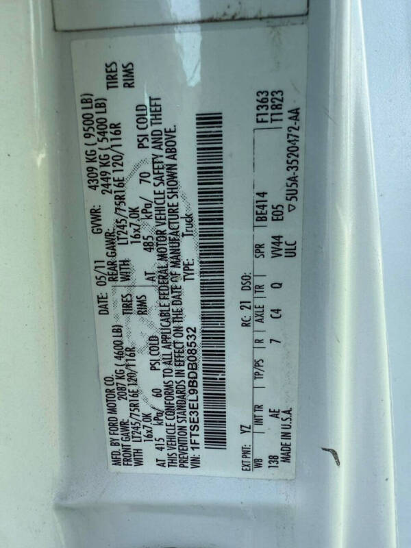 2011 Ford E-Series E-350 SD