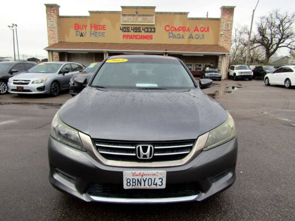 Dk. Gray 2013 Honda Accord LX LX 4dr Sedan CVT 2