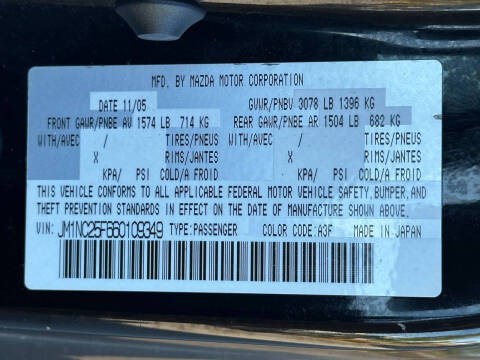 2006 Mazda MX-5 Miata Sport