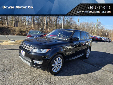 2017 Land Rover Range Rover Sport for sale at Bowie Motor Co in Bowie MD