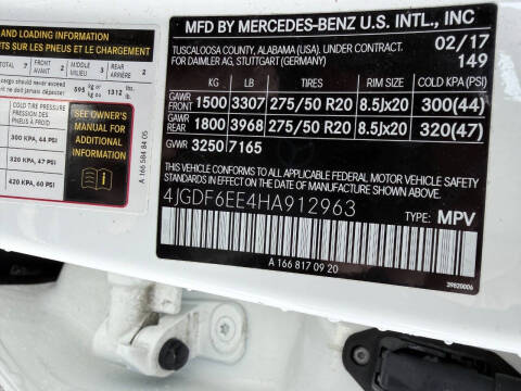 2017 Mercedes-Benz GLS GLS 450